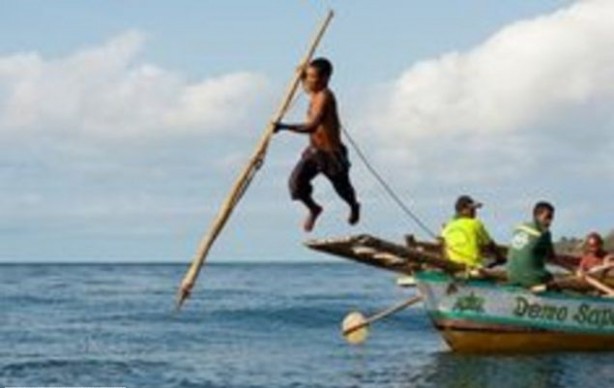 Foto - Endonezya'da sıradışı av
