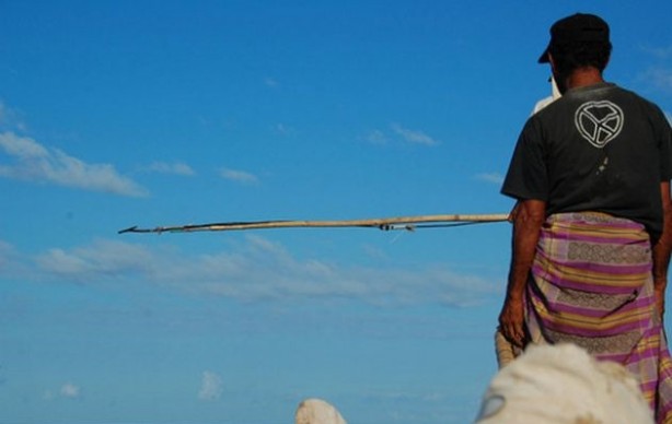 Foto - Endonezya'da sıradışı av