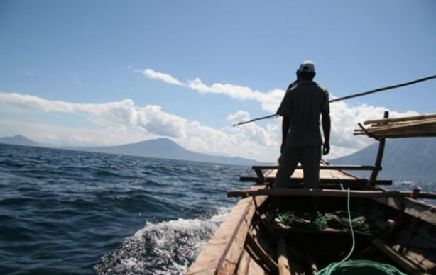 Foto - Endonezya'da sıradışı av