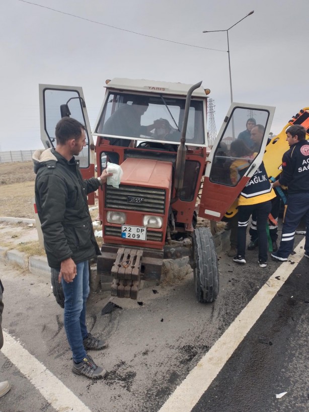 Foto - Enez Belediye Başkanı CHP'li Özkan Günenç kaza geçirdi