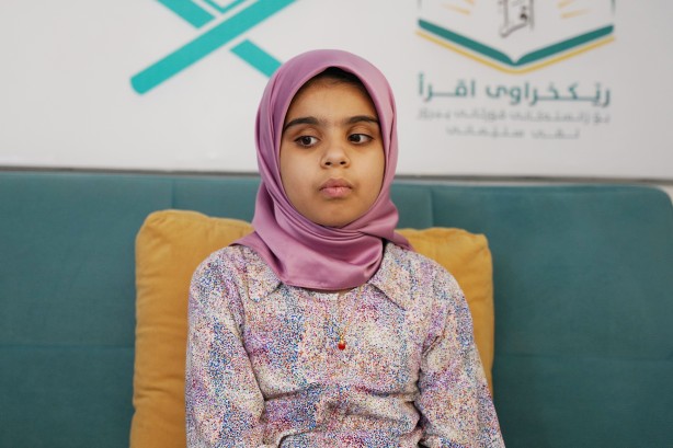 Foto - Engelleri gönlündeki iman aşkıyla yıktı! 9 yaşındaki Eyanu, görmese de kalp gözüyle 3 yılda Kur'an-ı Kerim'i ezberledi!