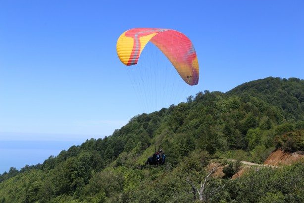 Foto - Engelli bireyler ilk kez yamaç paraşütü heyecanı yaşadı