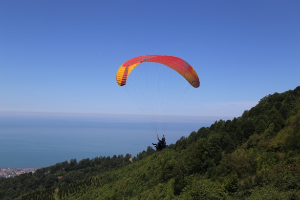 Foto - Engelli bireyler ilk kez yamaç paraşütü heyecanı yaşadı