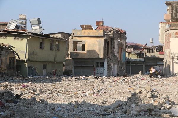 Foto - Enkazın kaldırılmasıyla tanınmaz hale geldi! Hatay havadan görüntülendi