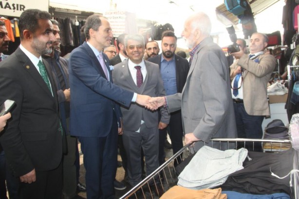 Erbakan'dan esnaf ziyareti