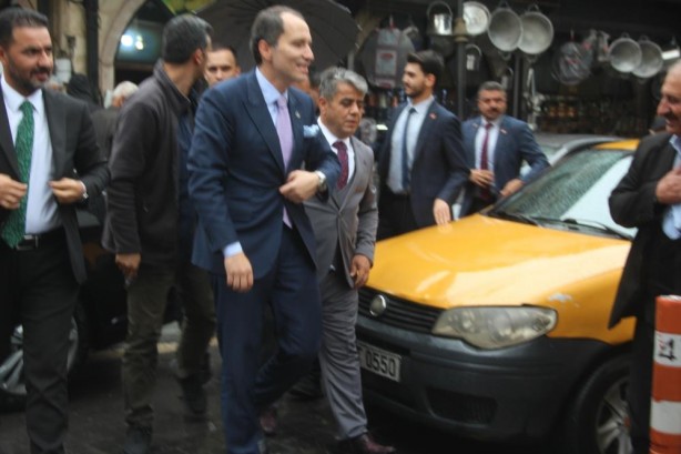 Foto - Erbakan'dan esnaf ziyareti