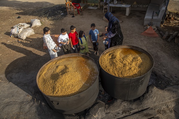 Foto - Erbil'de "Bulgur Kaynatma" Geleneği