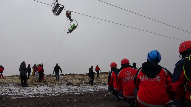 Foto - Erciyes’te nefes kesen anlar