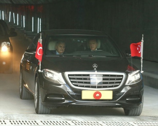 Foto - Erdoğan Avrasya Tüneli'nden geçti