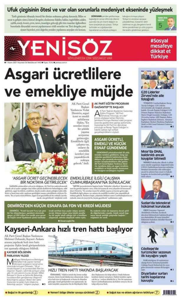 Foto - Erdoğan-Biden zirvesi gazete manşetlerinde