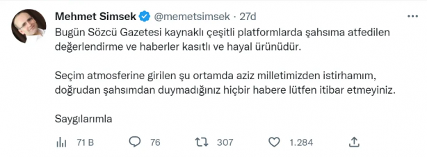 Foto - "Erdoğan çağırsa da Bakanlığa geri dönmem!" dedi mi? Mehmet Şimşek'ten açıklama