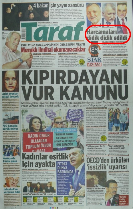 Foto - Erdoğan FETÖ'cülerin hakkından geldikçe Sözcü ciyakladı