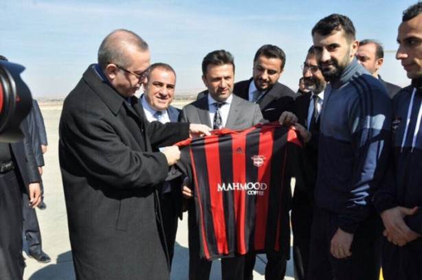 Foto - Erdoğan, futbolcunun hayalini gerçekleştirdi