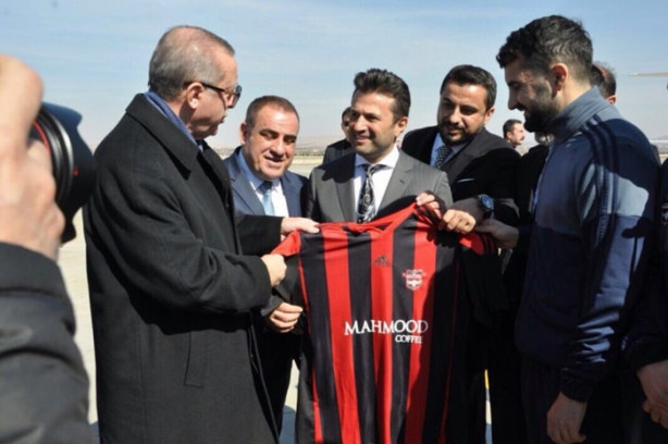 Foto - Erdoğan, futbolcunun hayalini gerçekleştirdi