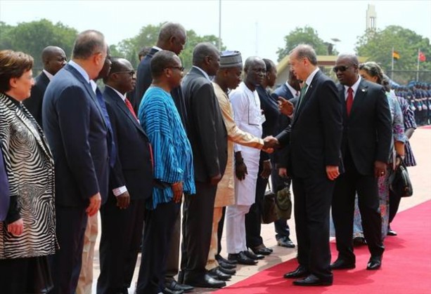 Foto - Erdoğan Gana'da böyle karşılandı
