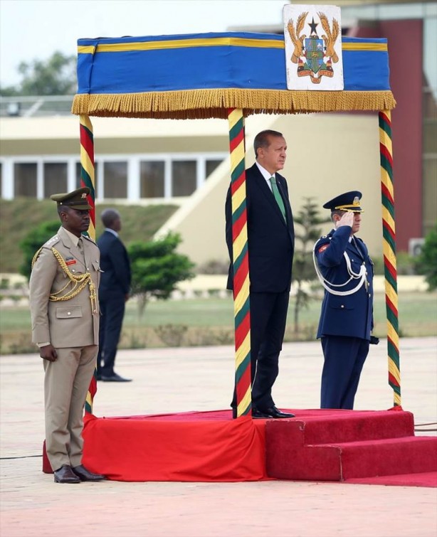 Foto - Erdoğan Gana'da böyle karşılandı