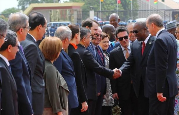 Foto - Erdoğan Gana'da böyle karşılandı