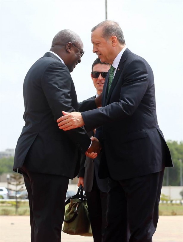 Foto - Erdoğan Gana'da böyle karşılandı