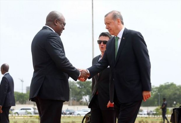 Foto - Erdoğan Gana'da böyle karşılandı