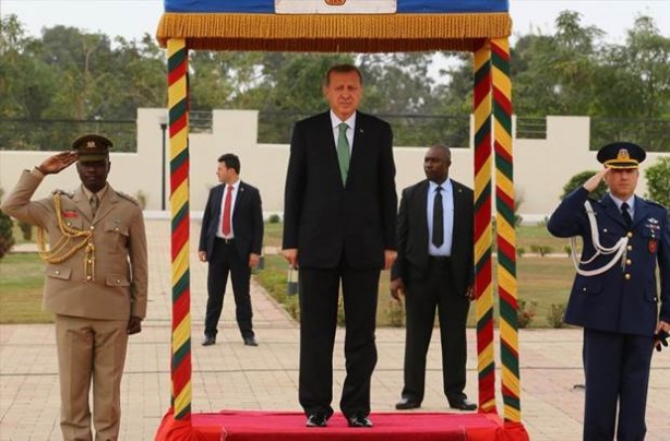 Foto - Erdoğan Gana'da böyle karşılandı