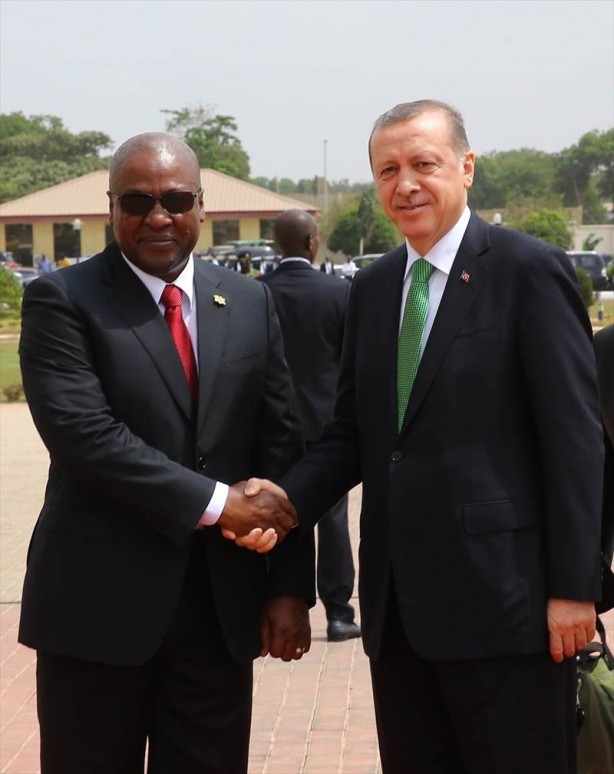 Foto - Erdoğan Gana'da böyle karşılandı