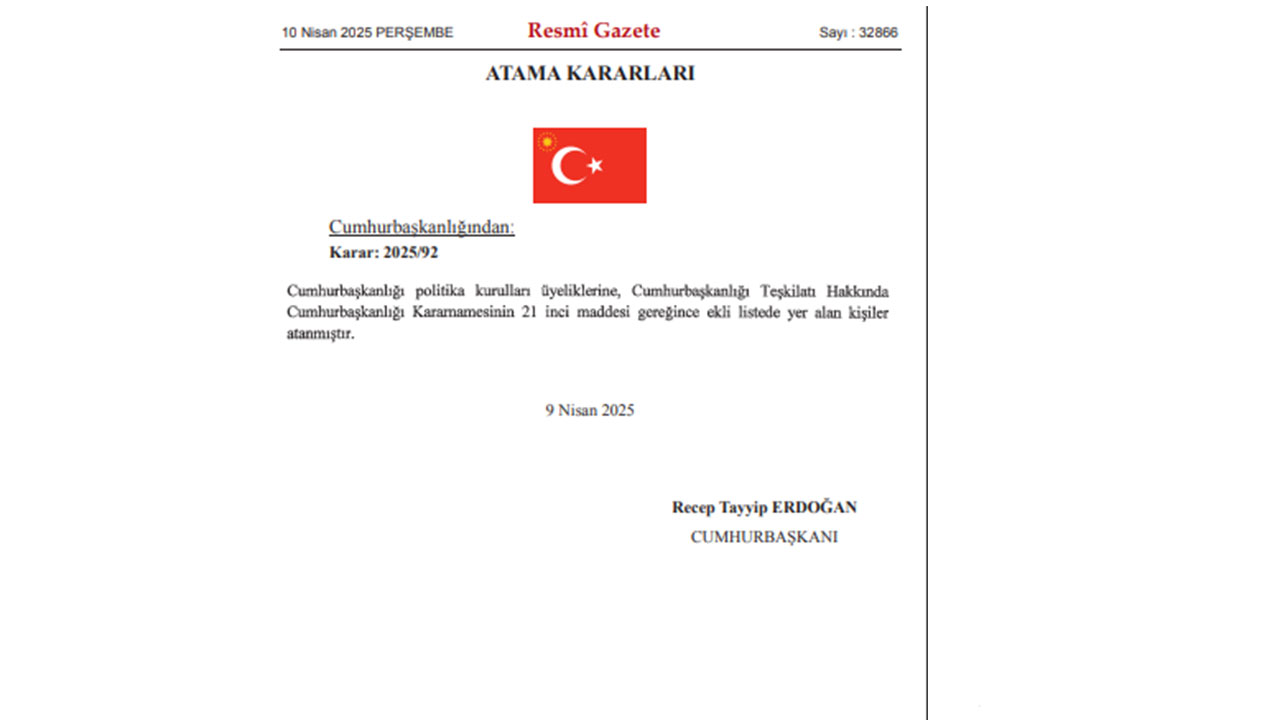 Foto - Erdoğan imzaladı! Atama kararları Resmi Gazete'de yayımlandı: Tam 140 isim...