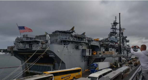 Foto - Erdoğan İsrail'in aklını aldı! Tutuşan ABD uçak gemisini gönderdi