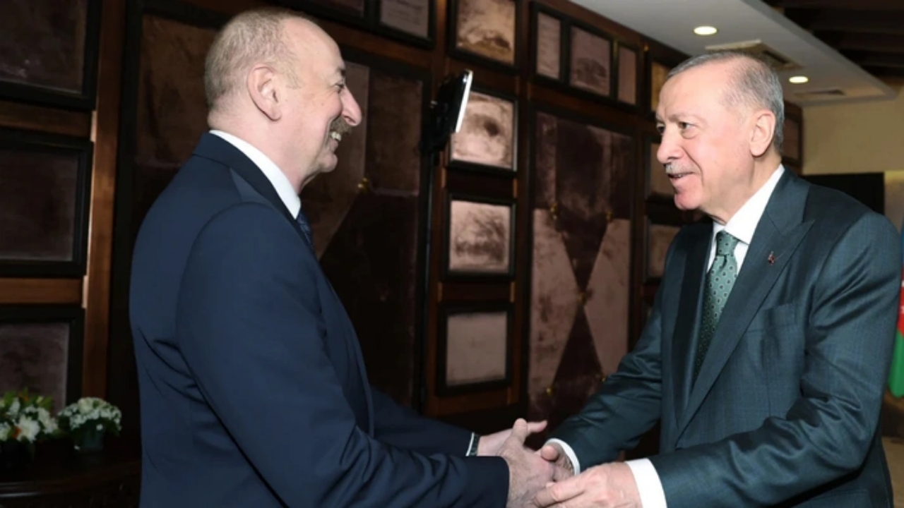 Foto - Erdoğan, İsrail’le ilgili sözleri tepki çeken Aliyev’le görüştü! Dikkat çeken detay