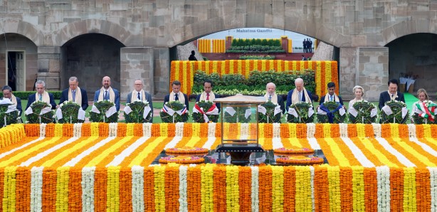 Foto - Erdoğan, Mahatma Gandhi'nin anıt mezarını ziyaret etti