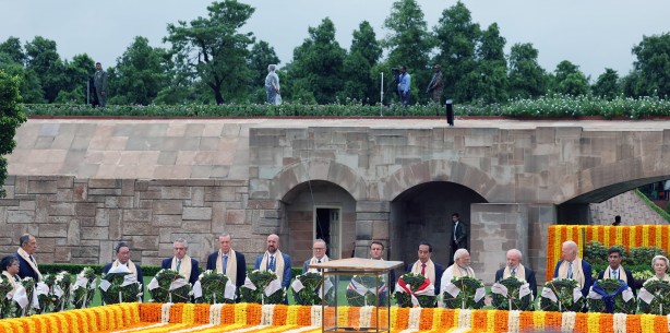 Foto - Erdoğan, Mahatma Gandhi'nin anıt mezarını ziyaret etti
