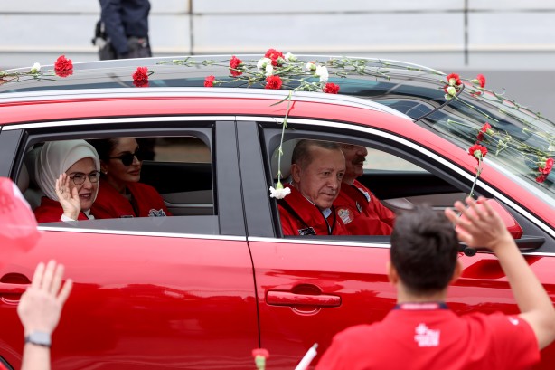 Foto - Erdoğan mekana Togg'la geldi... TEKNOFEST'te muazzam görüntüler