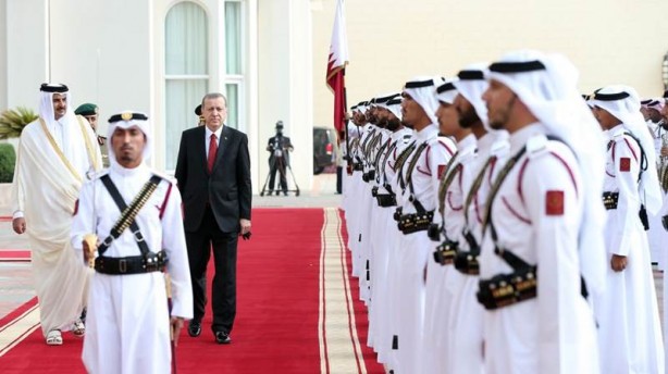 Foto - Cumhurbaşkanı Erdoğan Katar'da resmi törenle karşılandı