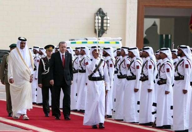 Foto - Cumhurbaşkanı Erdoğan Katar'da resmi törenle karşılandı