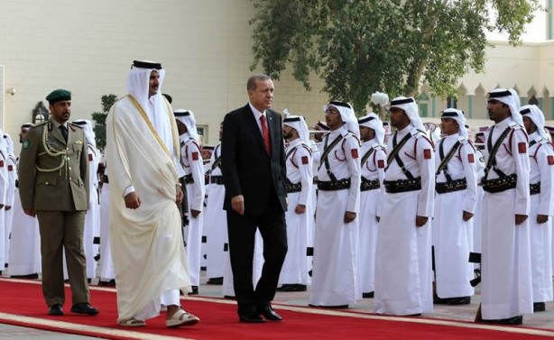 Foto - Cumhurbaşkanı Erdoğan Katar'da resmi törenle karşılandı