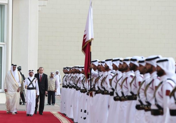 Foto - Cumhurbaşkanı Erdoğan Katar'da resmi törenle karşılandı