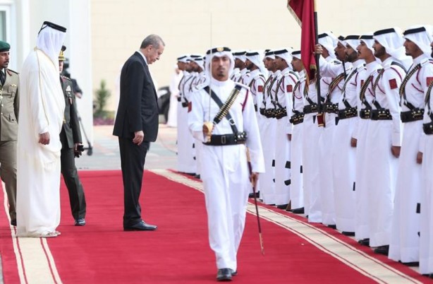 Foto - Cumhurbaşkanı Erdoğan Katar'da resmi törenle karşılandı