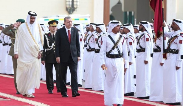 Foto - Cumhurbaşkanı Erdoğan Katar'da resmi törenle karşılandı