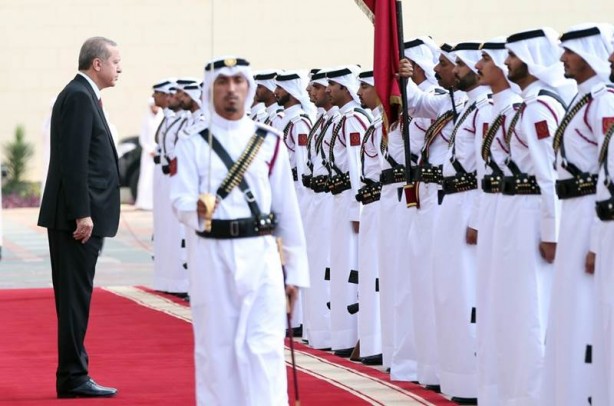Foto - Cumhurbaşkanı Erdoğan Katar'da resmi törenle karşılandı