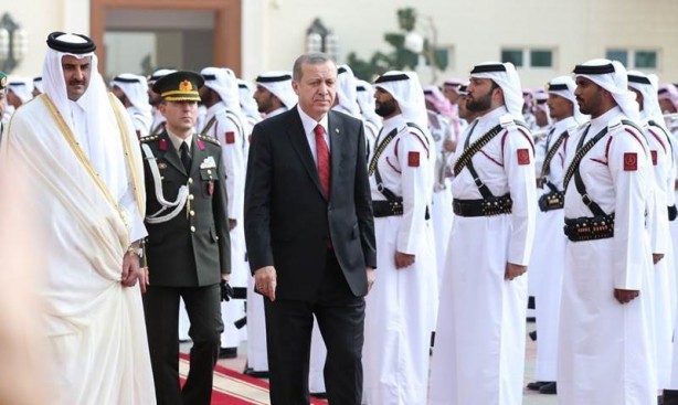 Foto - Cumhurbaşkanı Erdoğan Katar'da resmi törenle karşılandı