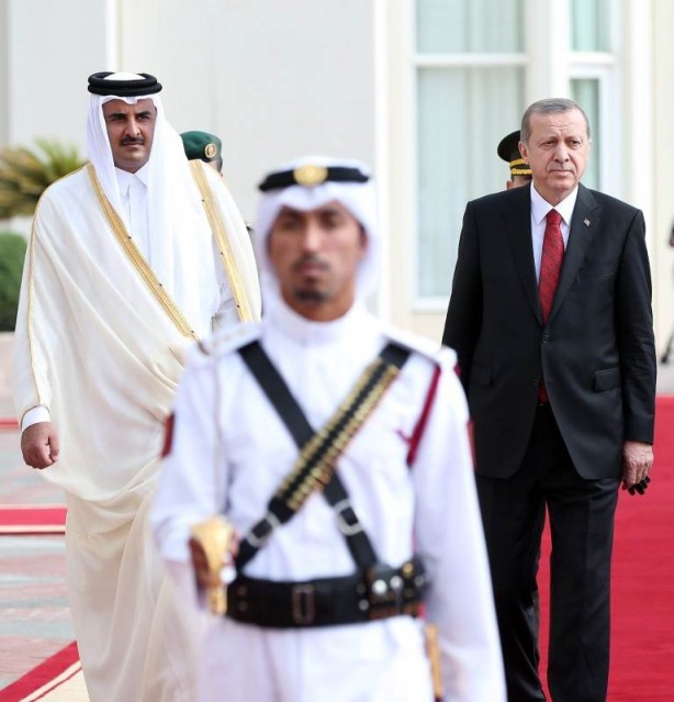 Foto - Cumhurbaşkanı Erdoğan Katar'da resmi törenle karşılandı