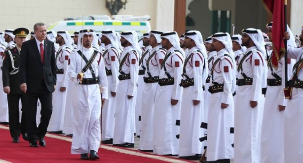 Foto - Cumhurbaşkanı Erdoğan Katar'da resmi törenle karşılandı