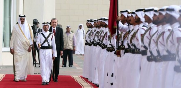 Foto - Cumhurbaşkanı Erdoğan Katar'da resmi törenle karşılandı