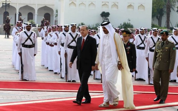 Foto - Cumhurbaşkanı Erdoğan Katar'da resmi törenle karşılandı