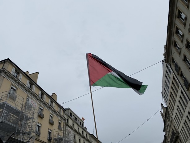 Foto - 'Erdoğan' sloganları atıldı! İsviçre'de İsrail'e protesto