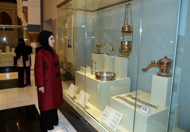 Foto - Erdoğan, Suudi Arabistan'da Ulusal Müze'yi ziyaret etti