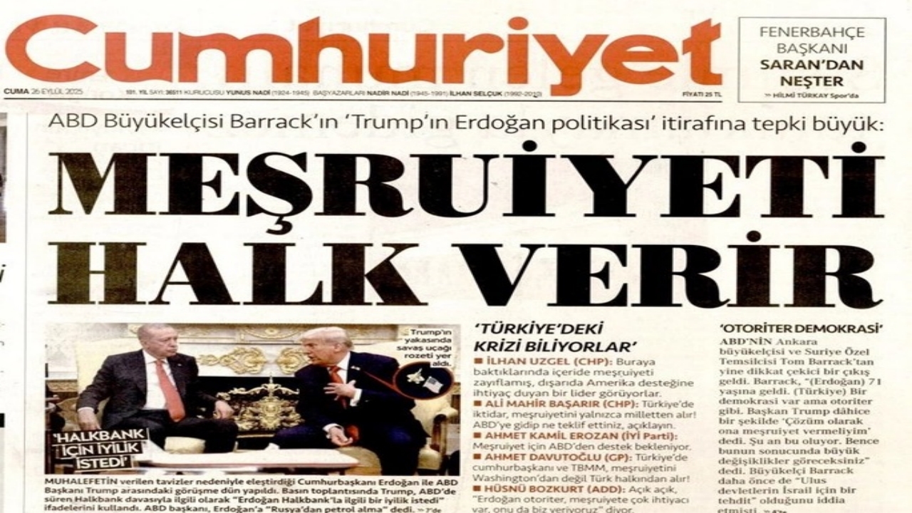 Foto - Erdoğan-Trump görüşmesi manşetlerde! Sözcü ve Cumhuriyet’ten "Yok artık" dedirten başlık