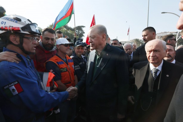 Erdoğan ve Bahçeli Hatay'da