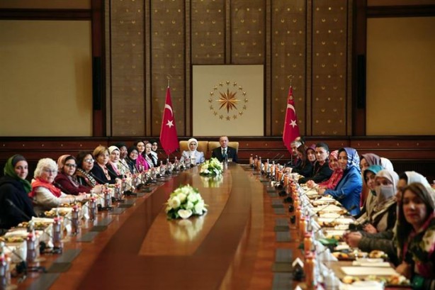 Foto - Erdoğan, "Vicdan Konvoyu" temsilcilerini kabul etti