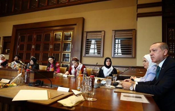 Foto - Erdoğan, "Vicdan Konvoyu" temsilcilerini kabul etti