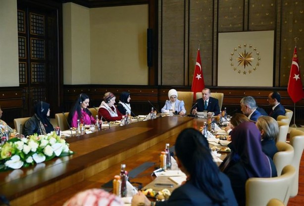 Foto - Erdoğan, "Vicdan Konvoyu" temsilcilerini kabul etti
